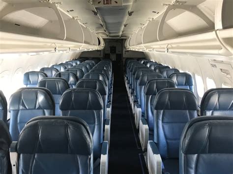 Seat 21E on Delta Airlines Boeing 717.
